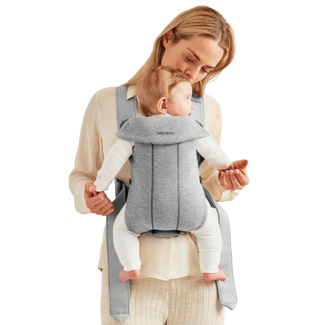 Amazon.com: BabyBjörn Baby Carrier Mini, Light Gray, 3D Jersey